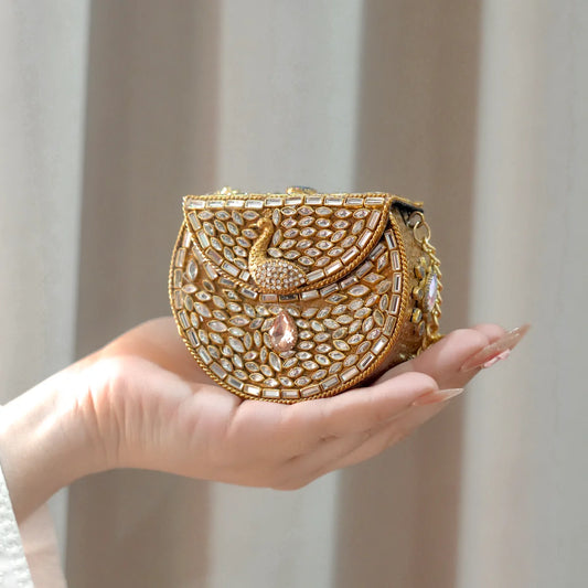 Mini Kundan Clutch