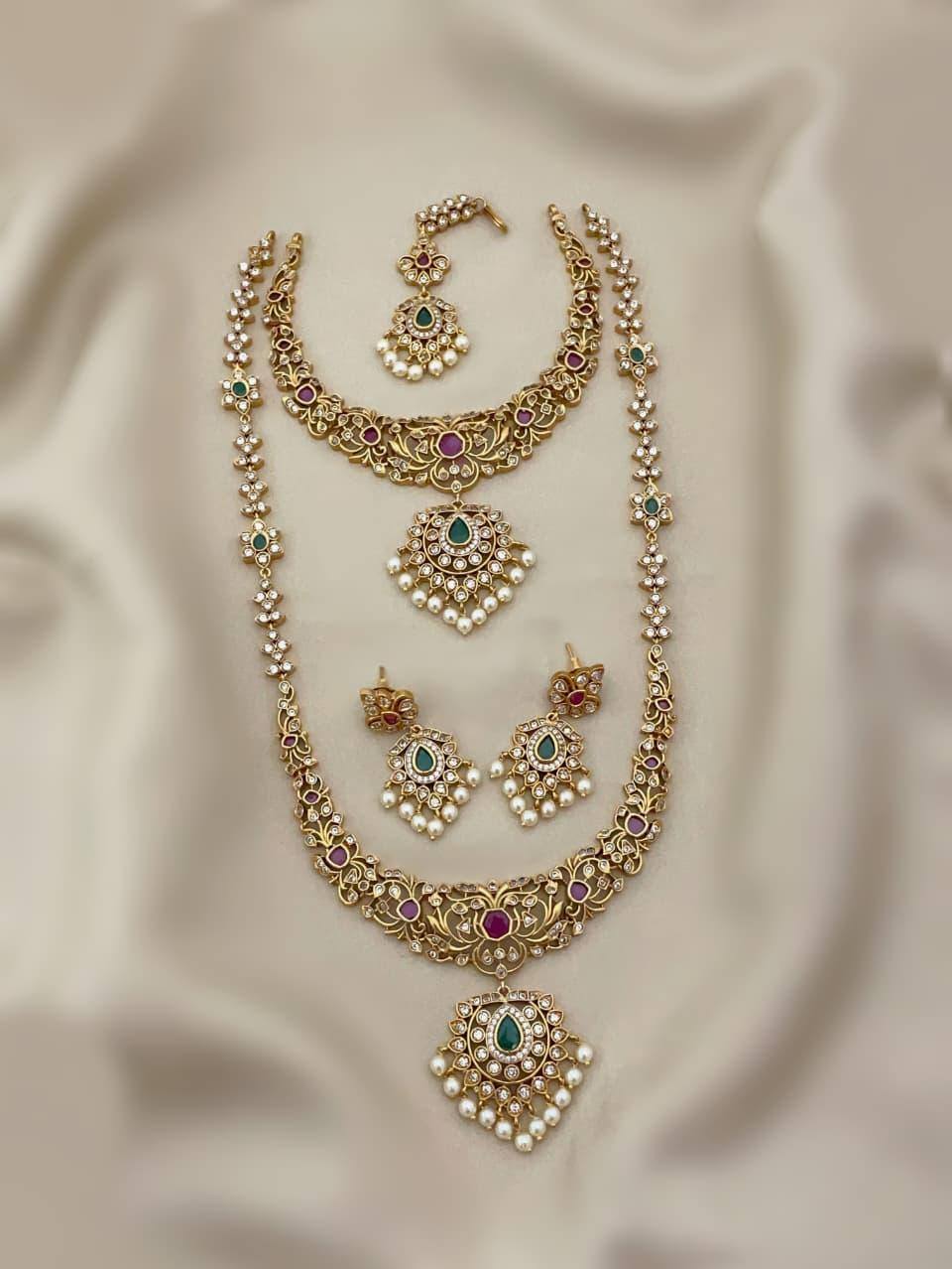 Royal Queen Present South Indian AD and Mala Set