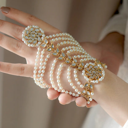 Exquisite Kundan Angla crafted with traditional artistry
