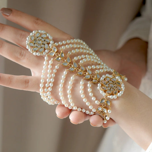 Exquisite Kundan Angla crafted with traditional artistry