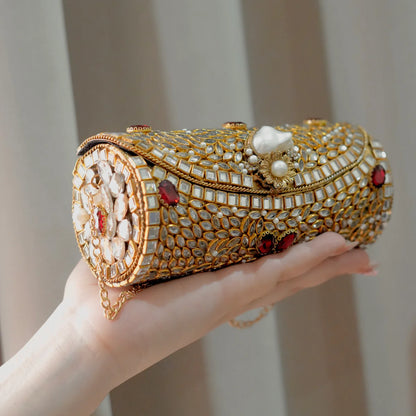 Royal Kundan Clutch