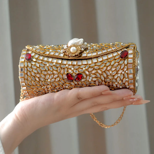 Royal Kundan Clutch