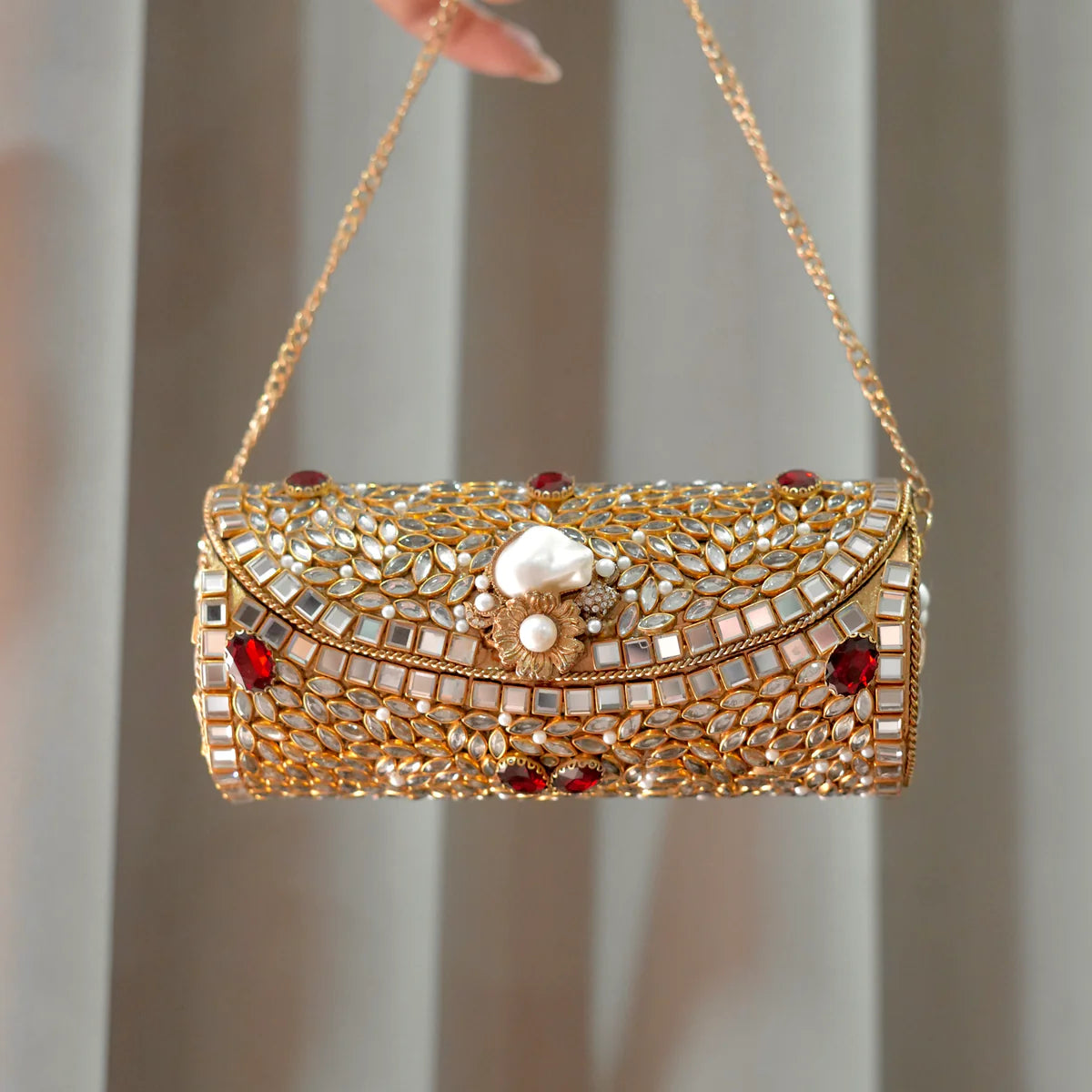 Royal Kundan Clutch