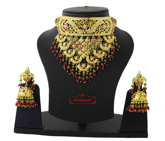 Super Royal Rajpooti Jewellery Jadau Set