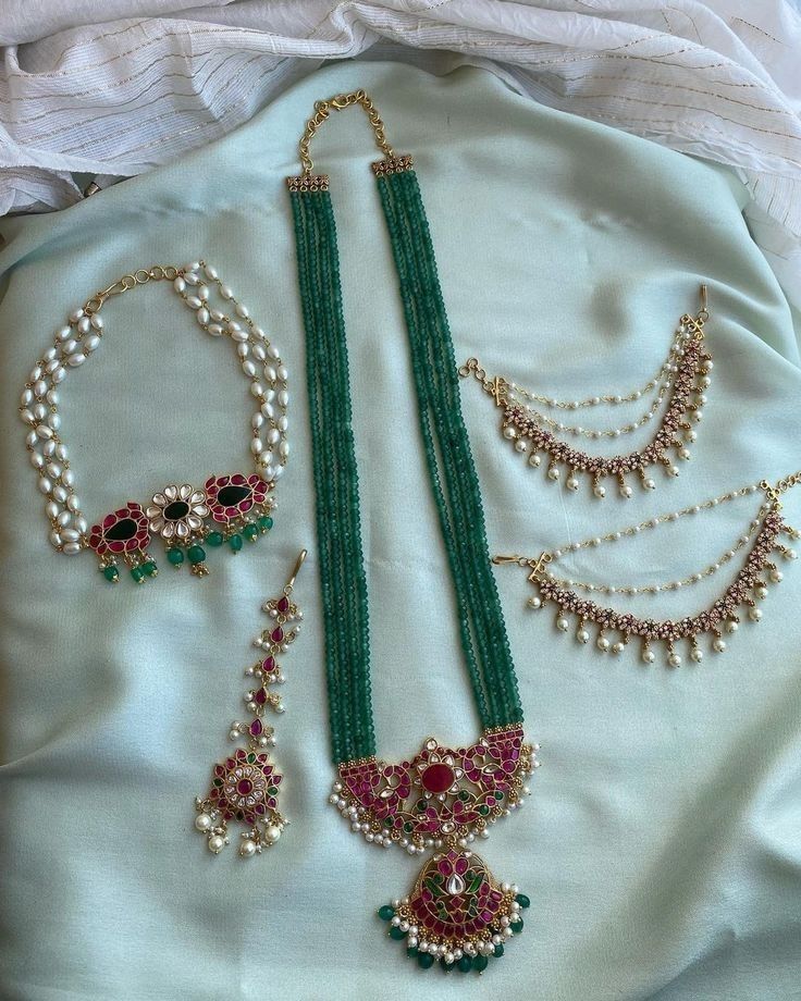 Mango mala Super Necklace Combo Set